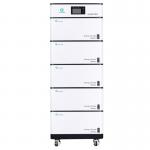 Stackable LiFePO4 Off Grid Lithium Ion Battery , OEM Lithium Battery With Inverter for sale