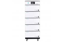China Stackable LiFePO4 Off Grid Lithium Ion Battery , OEM Lithium Battery With Inverter supplier
