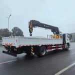 ISUZU Left Hand Drive 380hp Max Lifting Capacity 10000kg Tare Weight 4000kg Truck Loading Mounted Crane for sale