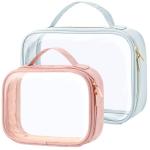 Clear Waterproof Shockproof Durable Toiletry Bag With Handle for sale