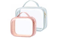 China Clear Waterproof Shockproof Durable Toiletry Bag With Handle supplier