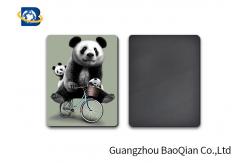 China Lovely Panda Photo Lenticular Magnet Souvenir Customized Size SGS Certificated supplier