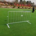 Metal Welded Galvanized Crowd Control Barricade Fence 32mm for sale