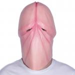 Full Face Natural Latex Funny Head Masks , Penis Head Mask Disgusting for sale