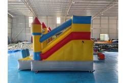China Party Inflatable Combo House Children Outdoor Inflatable Jumping Castle With Dry Slide supplier