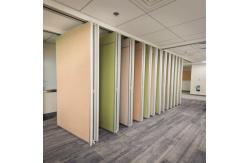 China Movable Panel Library School Sliding Folding Partition Walls 4000 MM Height supplier