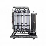 50TPH Ultrafiltration Water Treatment System , 20ft Containerized UF Water Treatment Plant for sale