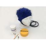 10/20 International Standard EEG Electrode Cap For Brain Test , Blue for sale