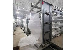 China SGS 380V 50Hz Automatic Poultry Manure Removal System With Belt Conveyor supplier