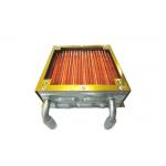 7mm Anodizing Copper  Window Flat Finned Tube Heat Exchanger