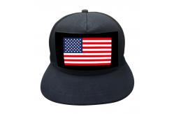 China Flashing DJ Snapback Sound Activated Baseball Caps With LED Lights supplier