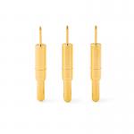 High Precision Brass C6801 Pogo Pin Connector Spring Loaded Dip Type Gold Plated for sale