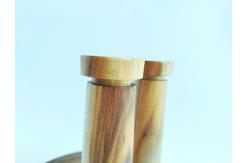 China Upgrade Your Grinding Game With Adjustable Wood Salt And Pepper Grinders supplier