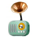 Bluetooth Speakers Supports Bluetooth AUX TF Card And FM Radio Playback 1200mAh Battery Mini Retro Trumpet Design 125 × 66 × 205mm for sale