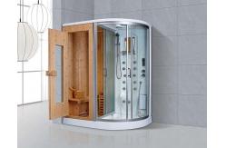 China Wet Steam Bathroom Shower Enclosure Sauna Ozone Disinfection supplier