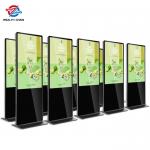 AC100- 240V Grade A Floor Standing Lcd Digital Signage For Marketing Application for sale