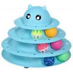 Interactive Cat Toy Roller 3-Level Turntable Amazon Fun Mental Physical Exercise Puzzle for sale