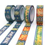 No Color Fading Tearable Adhesive Skinny Washi Tape for sale