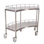 1400MM Surgical Instrument Stainless Steel Trolley 45CM Hospital Medical With Drawer for sale