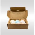 Custom Print Luxury Cardboard Paper Custom Brown Kraft Bath Bombs Set Packaging Boxes for sale