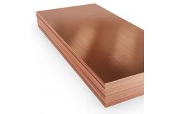 China JIS Beryllium Large Copper Sheet Metal C10200 H3300 Sand Blasting supplier