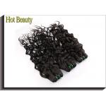Peruvian Deep Curly Weave Virgin Human Hair Extensions Italian Wave Hair for sale