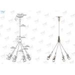 Gripper Steel Wire Light Hanging Kit , 1 Cable Accepts 4 Cable Hanging Kit for sale