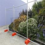 Australia Standard Galvanized Temporary Mesh Fence Movable With PVC Feet for sale