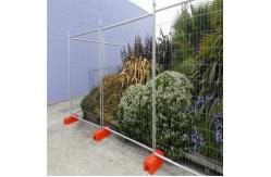 China Australia Standard Galvanized Temporary Mesh Fence Movable With PVC Feet supplier