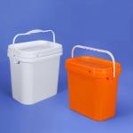 220mm Height 6L Rectangular Bucket Store Food , Agricultural Products for sale