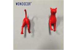 China Geometric Cat Stainless Steel Modern Sculpture Passing Through Wall supplier