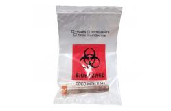 China Polypropylene k Specimen Biohazard Trash Bag With Document Pouch supplier