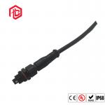 250V PVC 4 Pole Panel Mount IP67 M12 Waterproof Connector for sale