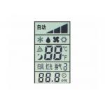 Custom TN Positive Lcd 7 Segment Display Reflective Digit LCD Module For Air Conditioner Remote Controller for sale