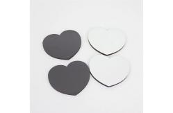 China dIY Heart Shape MDF Photo Fridge Magnets supplier