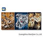 3d Wall Decor Picture With Tiger / Eagle , 3d Stereograph Printing for sale