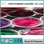 RAL 1023 Traffic Yellow Pure Polyester Powder Coating For External Decoration for sale