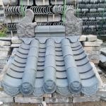 Classic Grey Clay Roofing Tiles Durable Fireproof Eco Friendly Roof Solution for sale