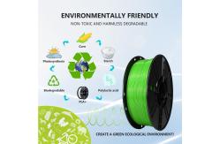 China Yellow Green 3D Printer Filament Toughness Enhanced Customized Request PLA supplier
