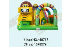 China Small Commercial Bouncy Castle With Slide Children Playground supplier