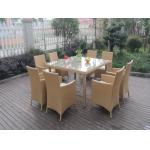 Wicker Rattan Garden Dining Sets , Comfortable Cane Furniture for sale