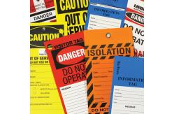 China Isolation Tag PVC Waterproof Durable Lockout Tag supplier