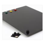 Solder 4 Binding Posts Round Hole Breadboard Aluminum Backing