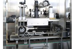 China Plastic Bottle PVC Sleeve Labeling Shrink Machine High Speed Automatic Double Head supplier