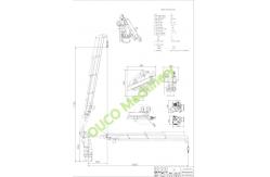 China Hydraulic Foldable Boom 1.5t10m Marine Deck Crane supplier
