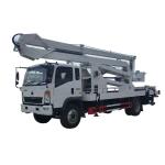 HOWO  4*2  Single-row Folding Arm High-altitude Work  Truck   Aerial Work Platform  Truck for sale