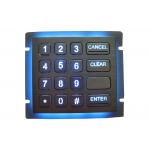 0.45mm Travel Metal Numeric Keypad Stainless Steel Dot Matrix With Backlight for sale