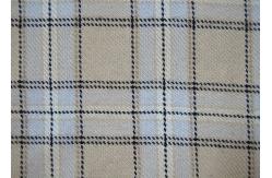 China Comfortable 100 Polyester Fabric / Yarn Dyed Plaid Fabric For Garments supplier