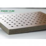 Decorative Perforated Wood Tile for Sports Venues Ceiling using MGO Core Material for sale