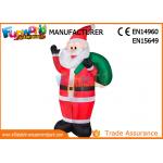 Outdoor Advertising Inflatables Santa Christmas Decoration Size Customized for sale